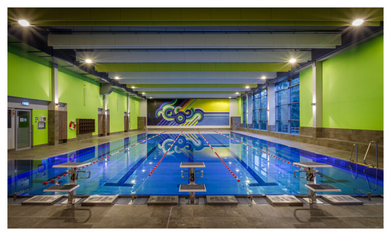 Lothar Scholz, Wandbild Schwimmhalle Berlin-Buch
