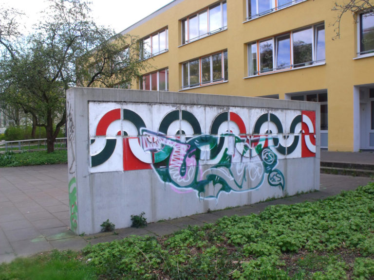 Wandscheibe, Bügerzentrum Buch
